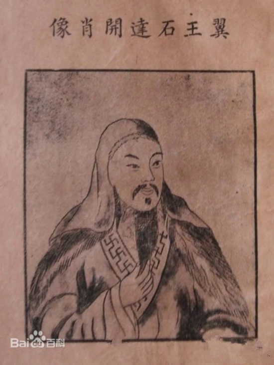 翼王石达开画像